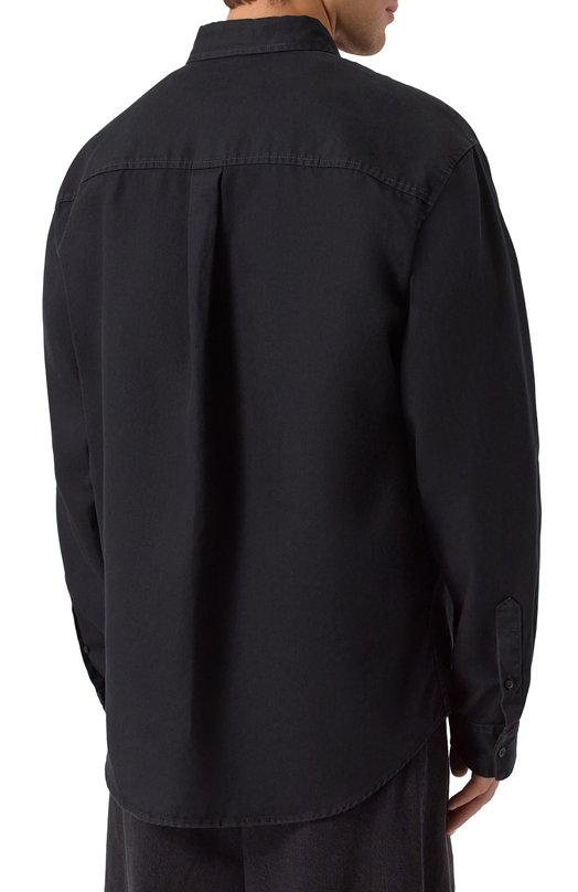 Хлопковая рубашка Dsquared2 S74DM0952/D35264 Чёрный  S74DM0952/D35264 Фото 4