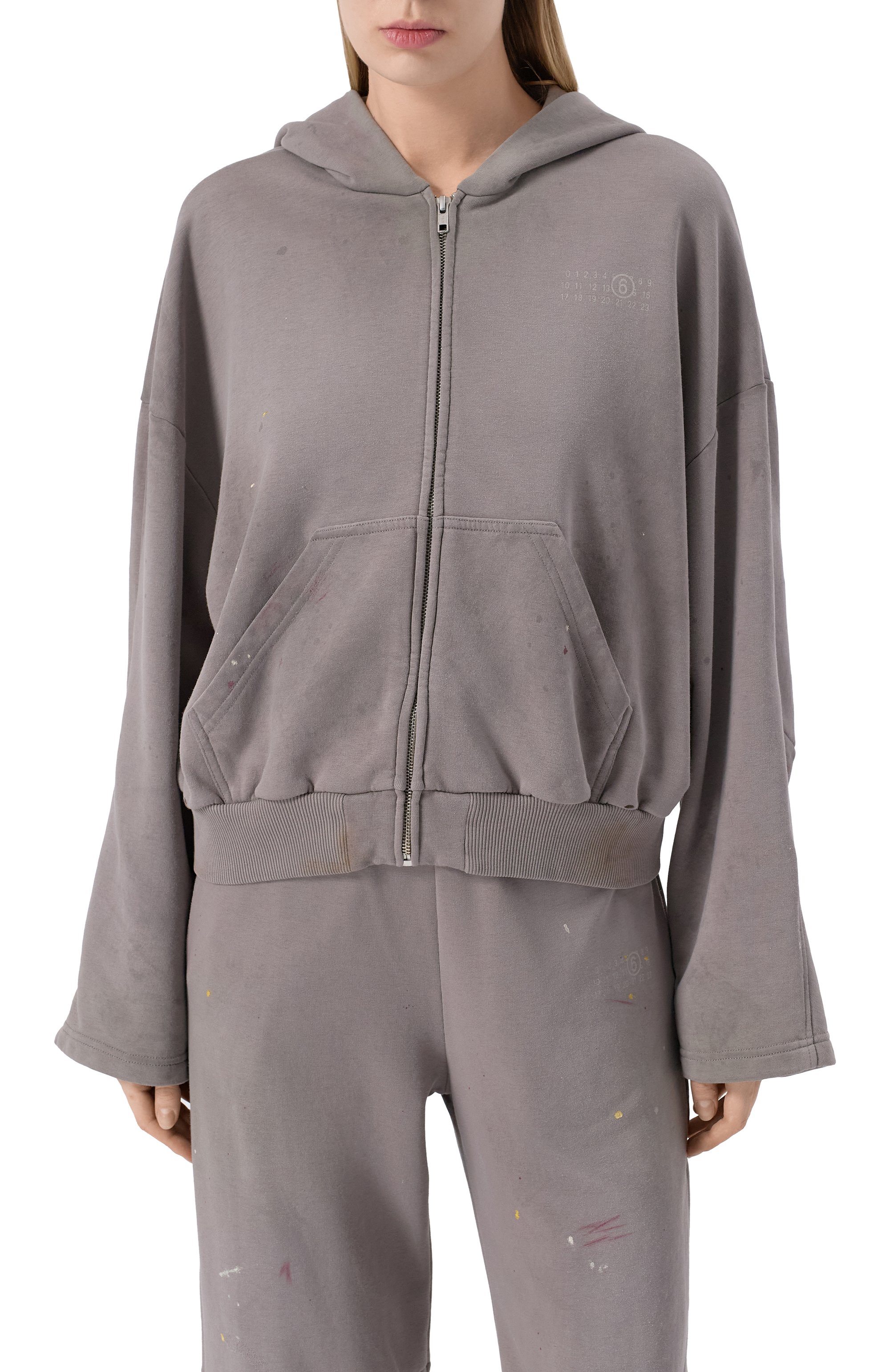 Хлопковая толстовка MM6, арт. S62HG0029/M25013, фото 3