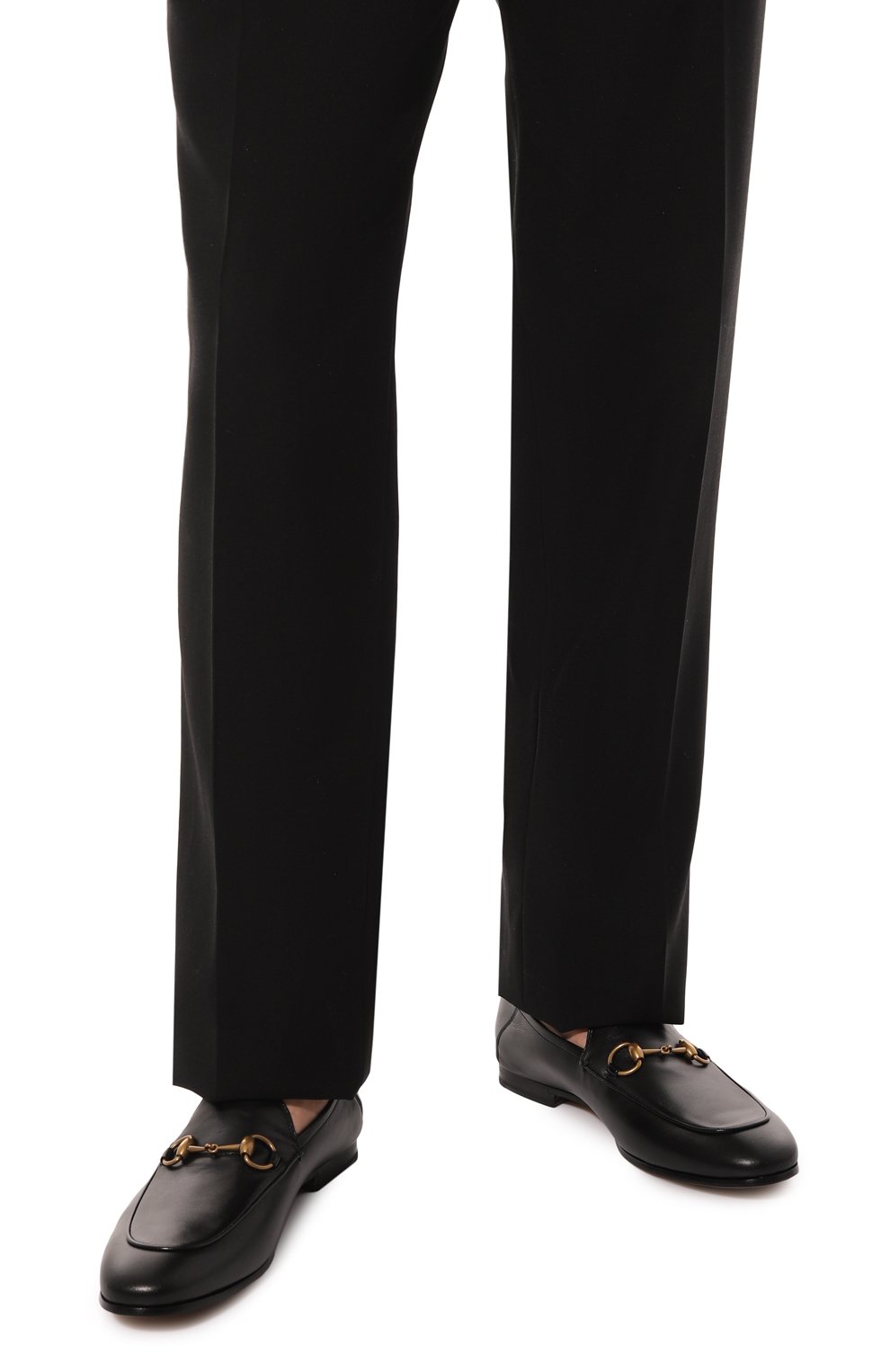 Кожаные лоферы brixton GUCCI, арт. 407314 DLC00, фото 3