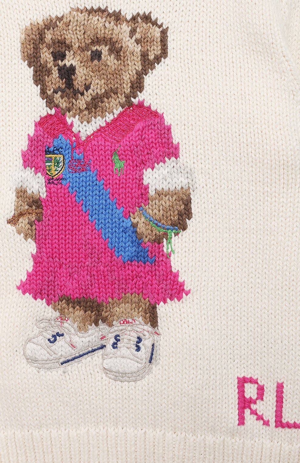 Хлопковый пуловер RALPH LAUREN, арт. 310834981, фото 3