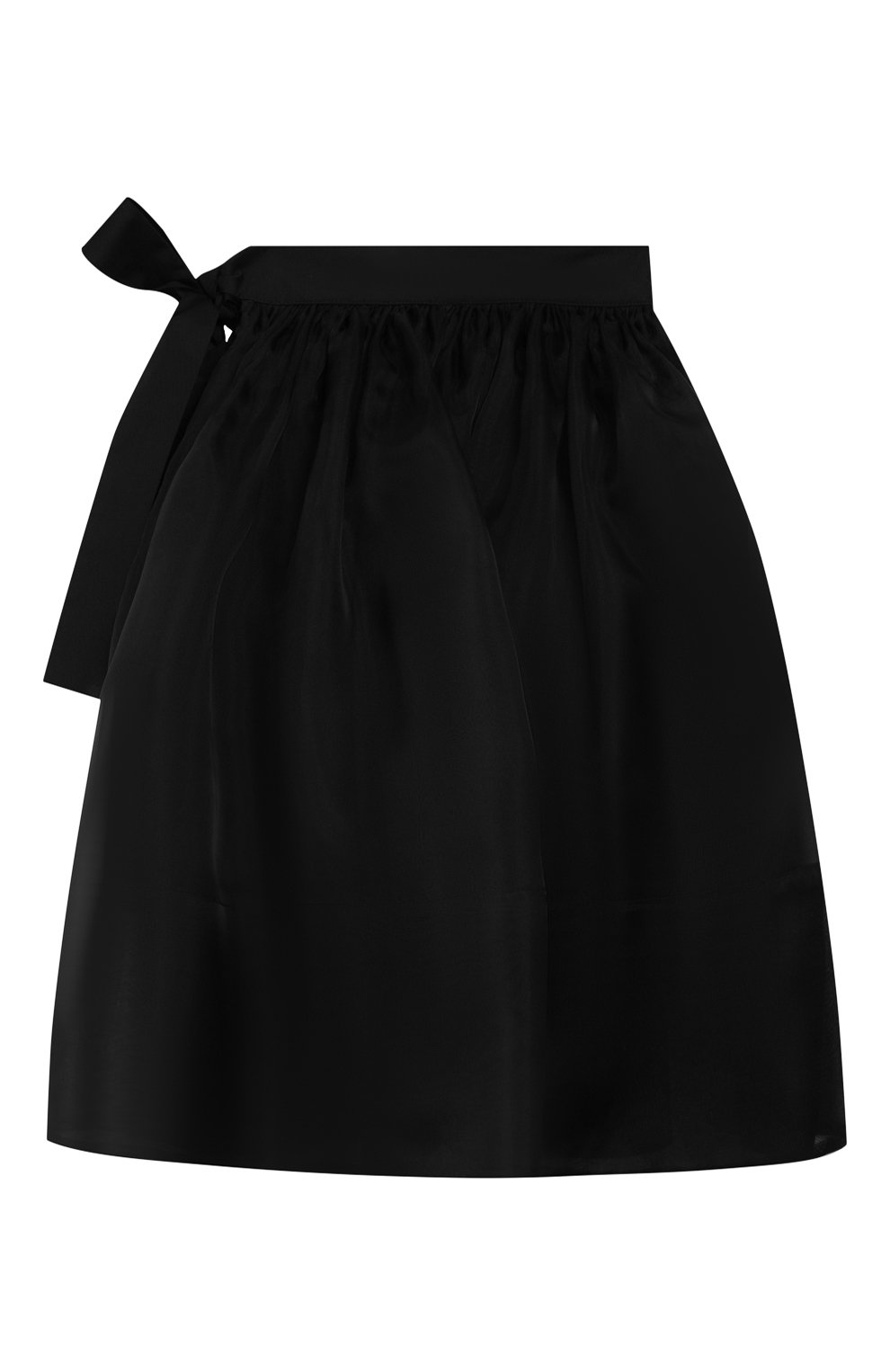 Шелковая юбка UNLABEL черного цвета по цене 22300 руб., арт. G0U-1/19-IL203/8A-10A, фото 2 Шелковая юбка UNLABEL, арт. G0U-1/19-IL203/8A-10A, фото 2