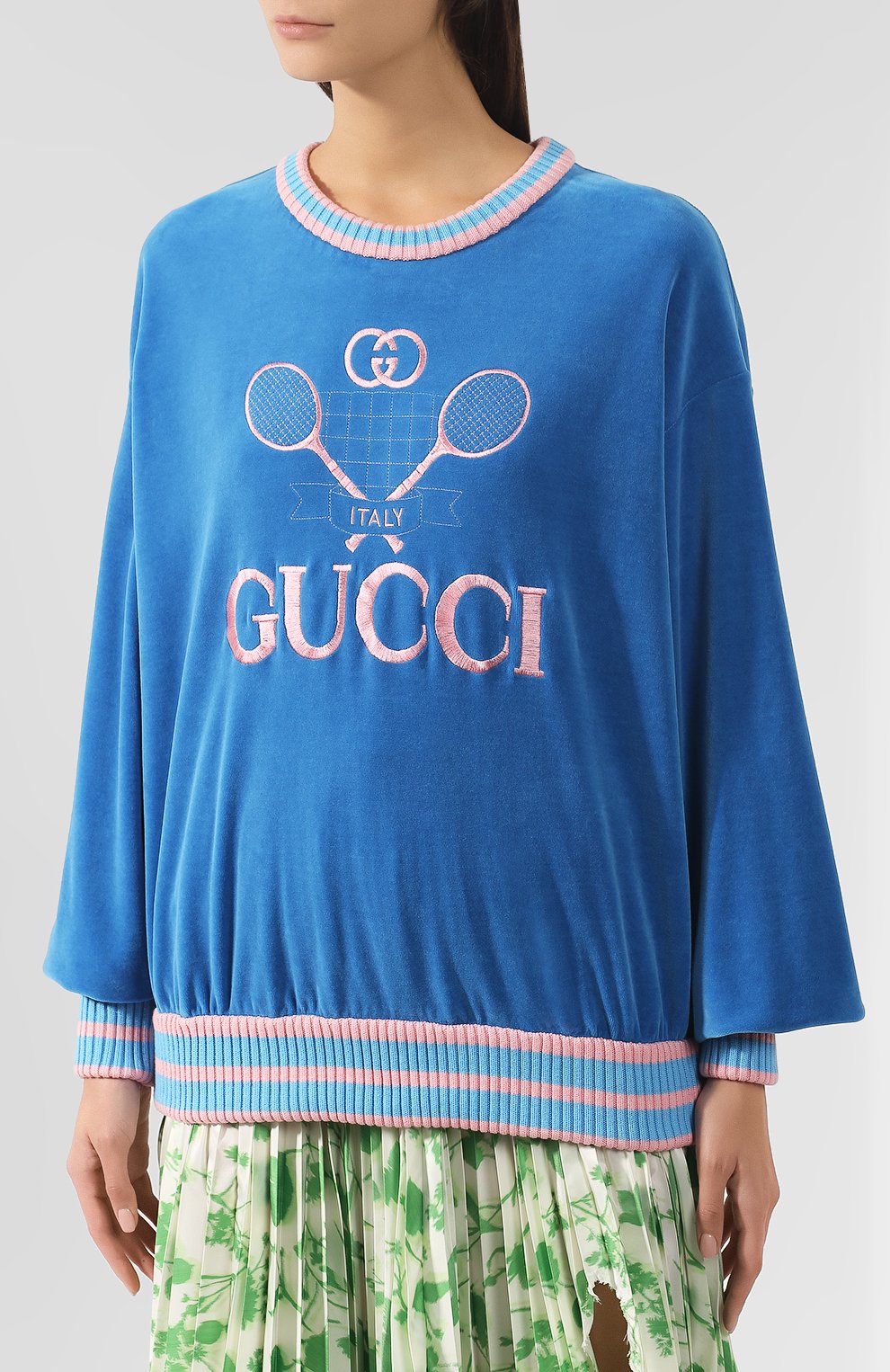 Хлопковый свитшот GUCCI, арт. 581085/XJBI0, фото 3