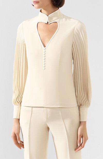 Шелковая блузка GUCCI, арт. 597073/ZAC59, фото 3