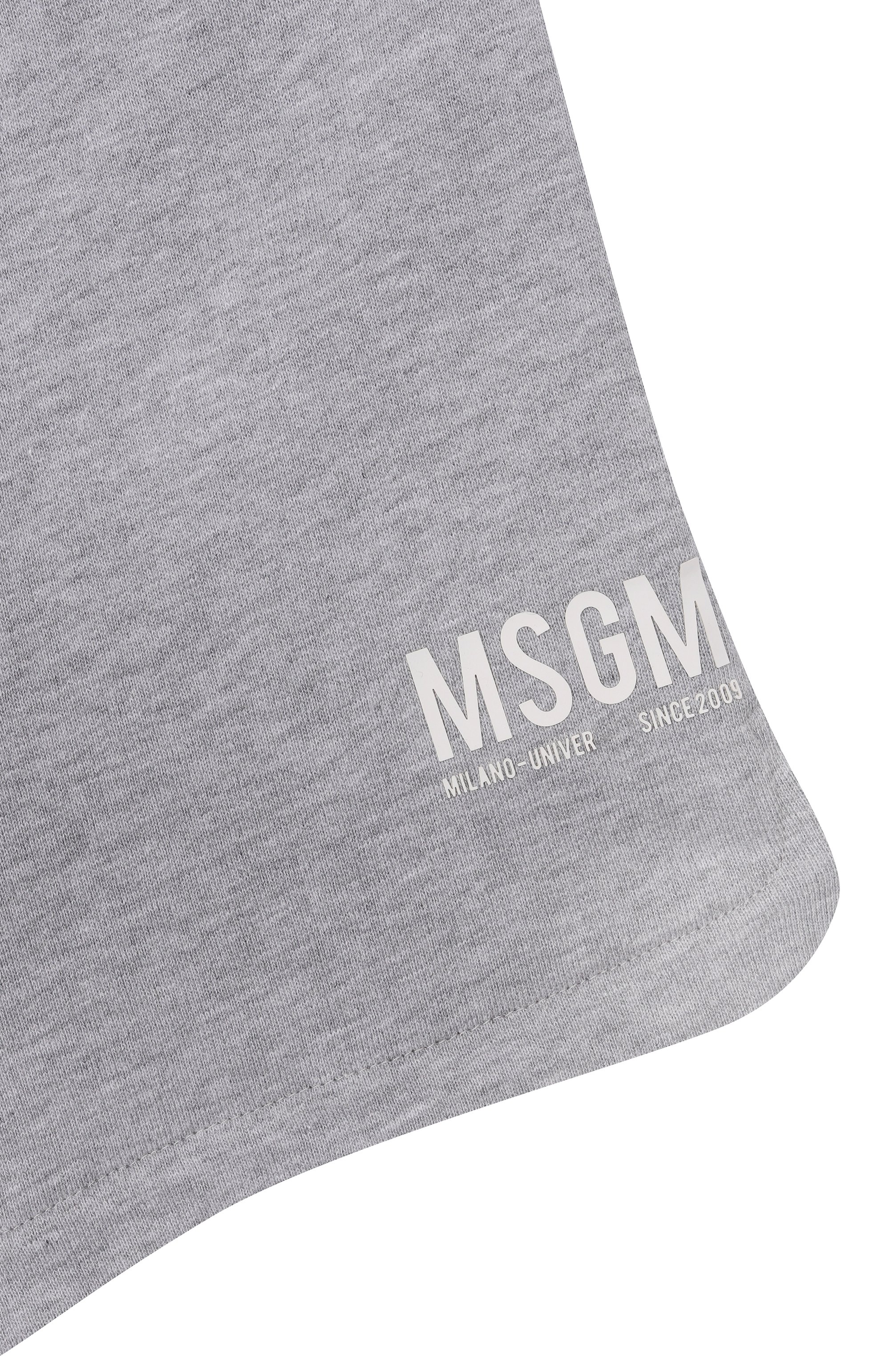 Хлопковые шорты MSGM KIDS, арт. S6MSJGSH021, фото 3