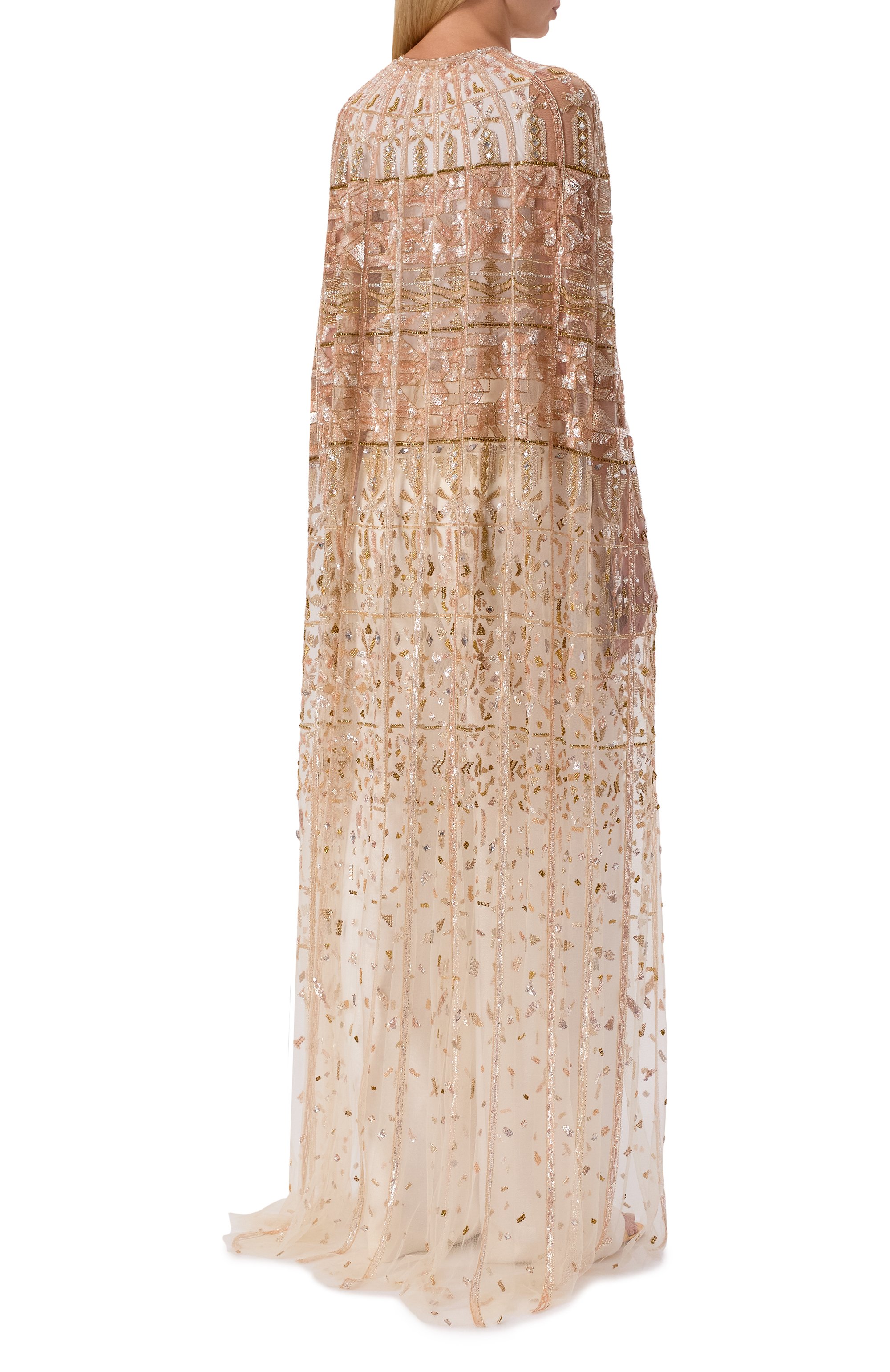 Накидка с отделкой пайетками ZUHAIR MURAD, арт. SAP26064/EMTE001, фото 4