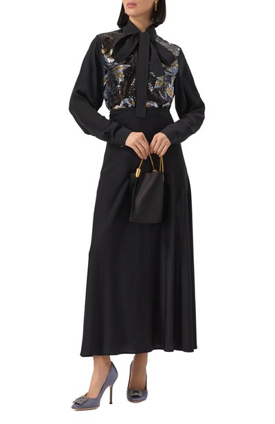 Блузка с отделкой пайетками ELIE SAAB, арт. SH064, фото 2