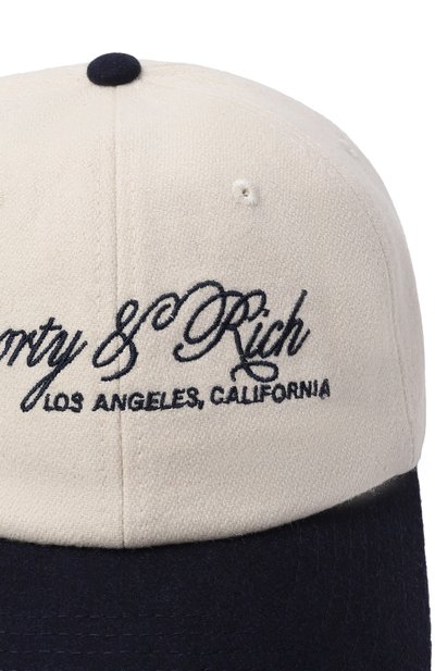 Шерстяная бейсболка SPORTY AND RICH, арт. AC08065264WH63, фото 3