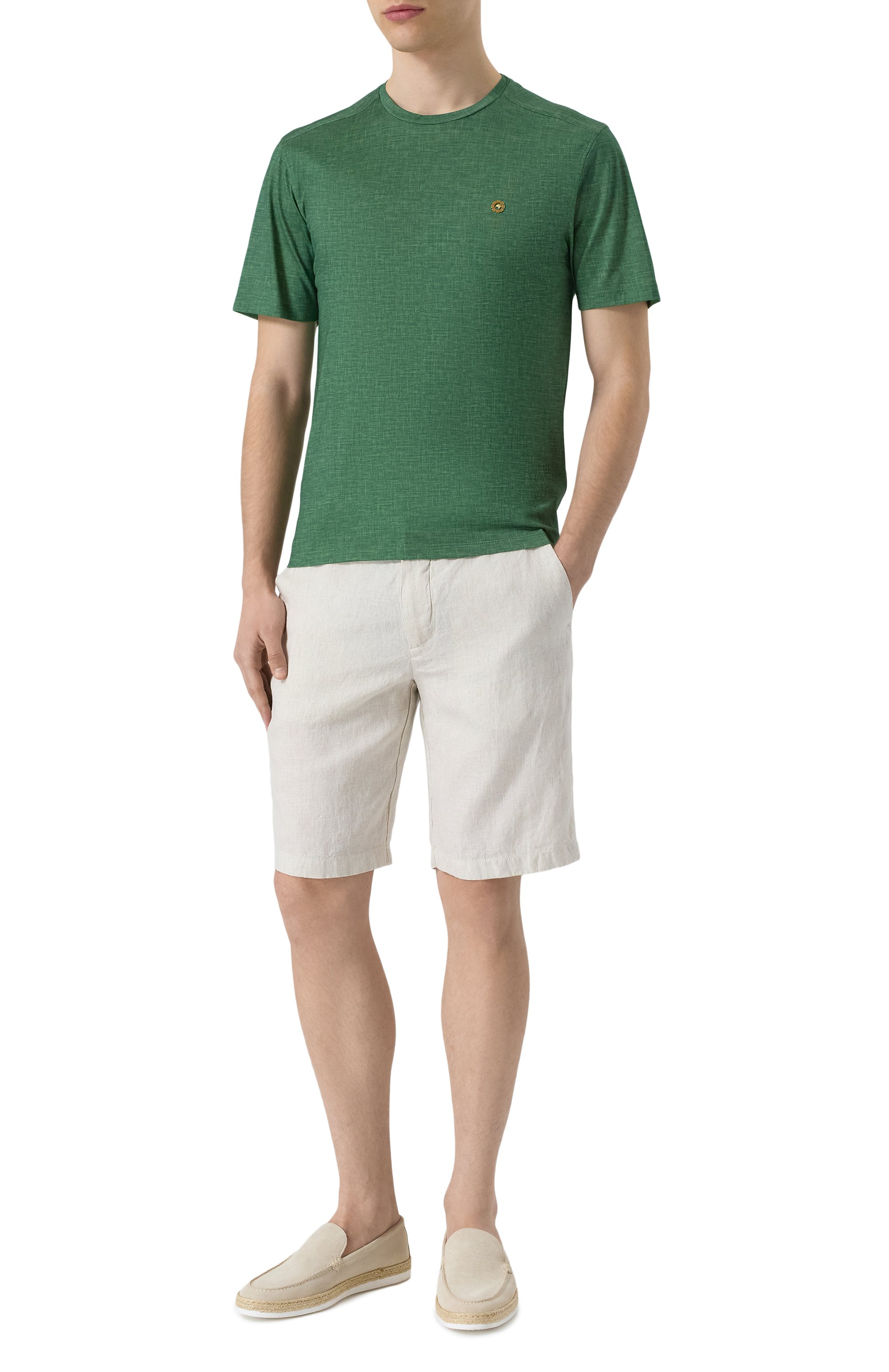 Футболка из шелка и хлопка STEFANO RICCI, арт. MNH5104350/JC2900, фото 2