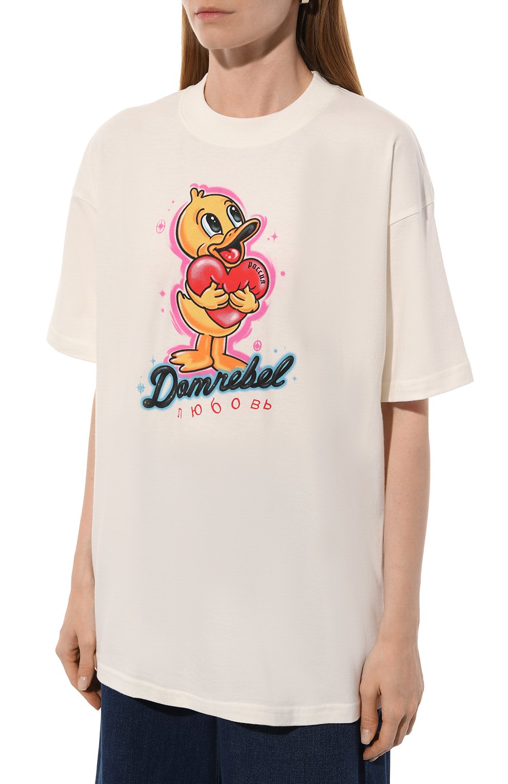 Хлопковая футболка DOMREBEL, арт. SQUEEZY/T-SHIRT, фото 3