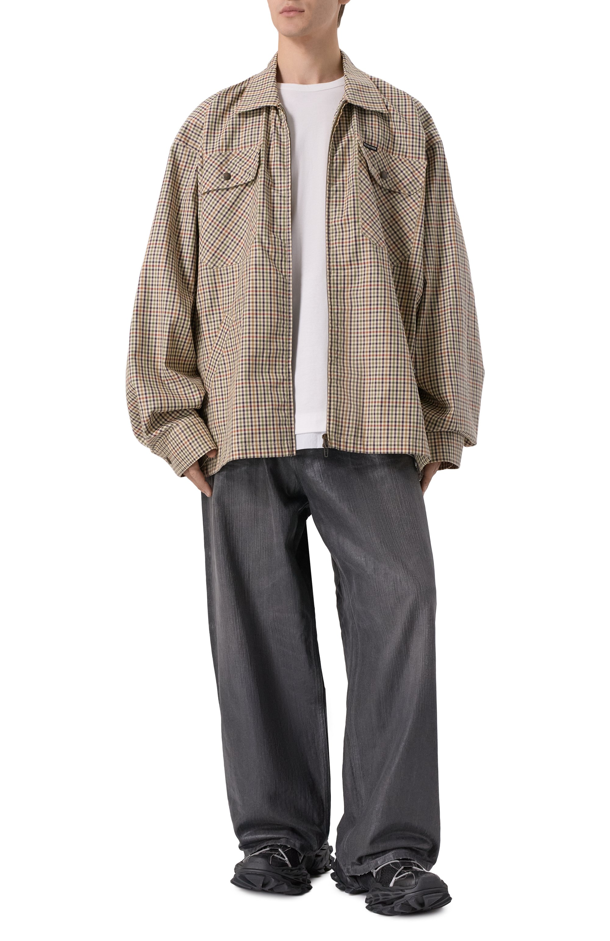 Хлопковая куртка-рубашка BALENCIAGA, арт. 839191/TSM20, фото 2