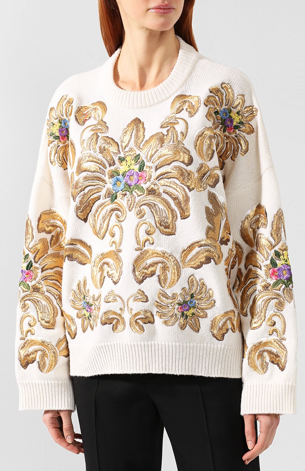 Шерстяной пуловер DOLCE & GABBANA, арт. I611KW/JAV0F, фото 3
