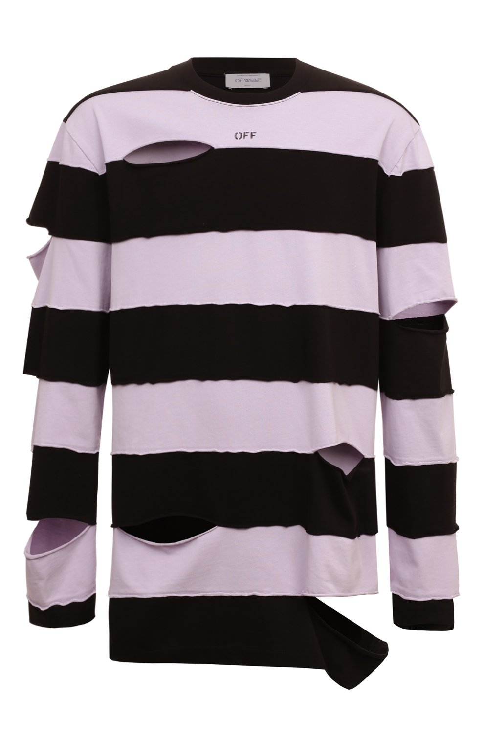 Хлопковый лонгслив OFF-WHITE, арт. 0MAB096W24JER001, фото 1