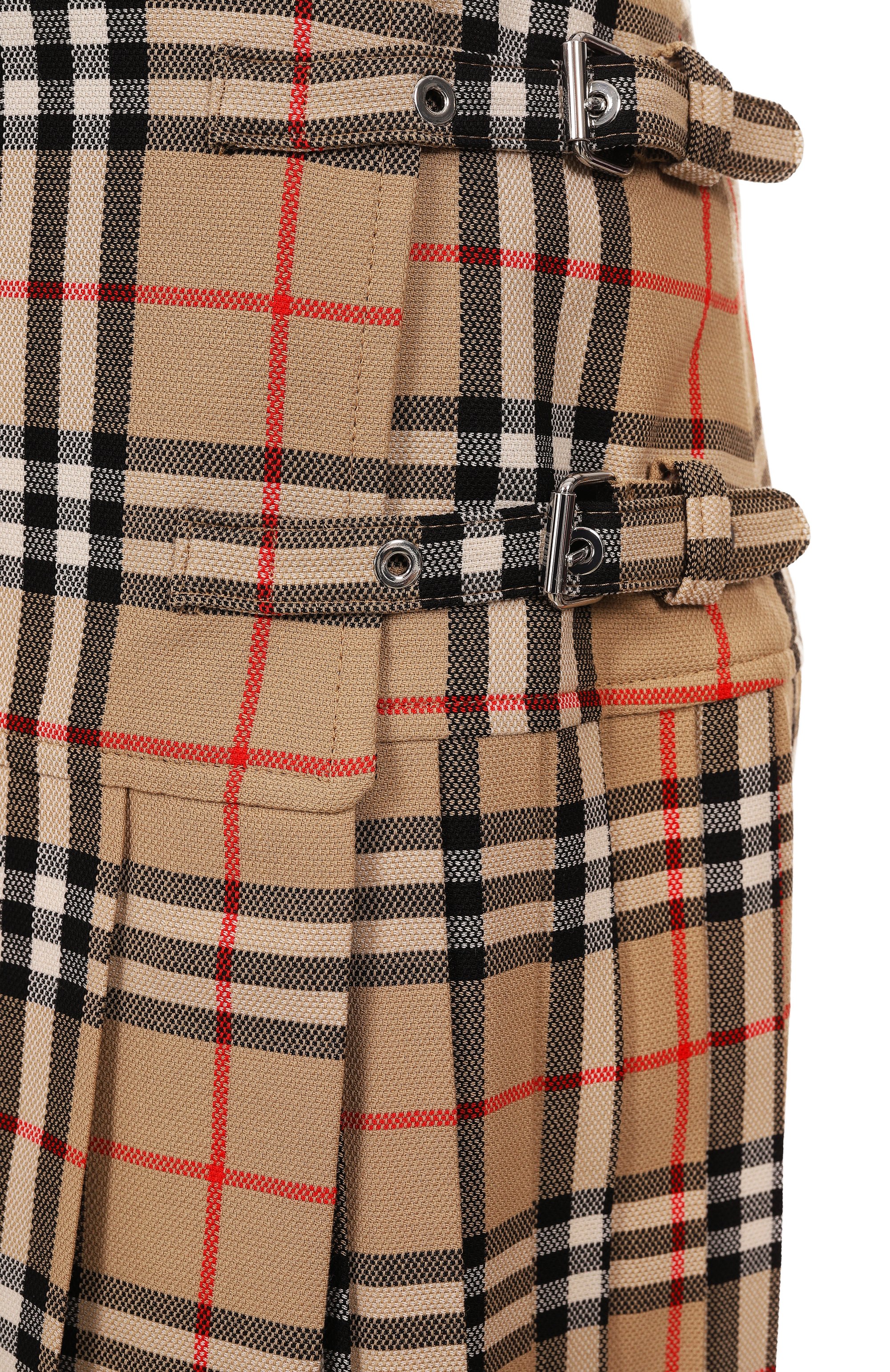 Шерстяная юбка BURBERRY, арт. 8025832, фото 6