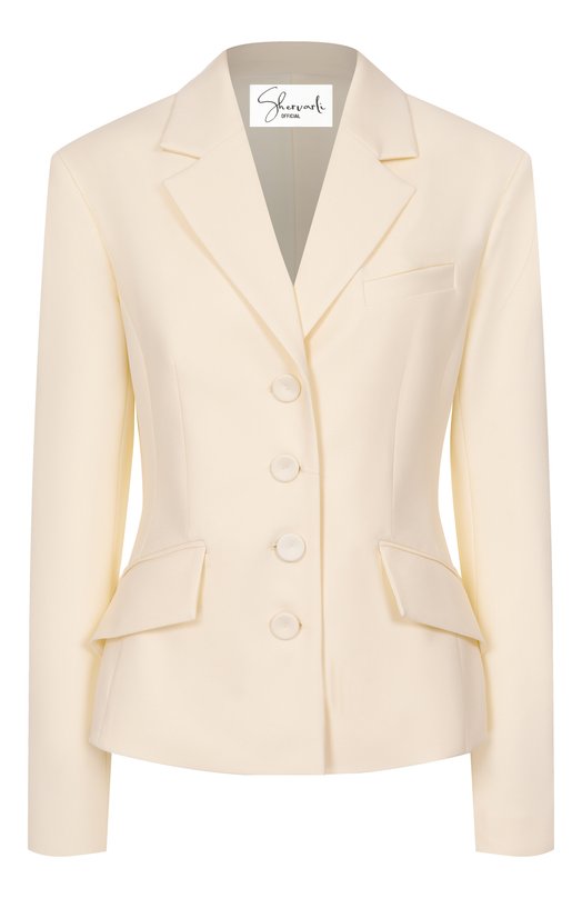 Шерстяной жакет Shervarli JA26-0024 Кремовый JA26-0024