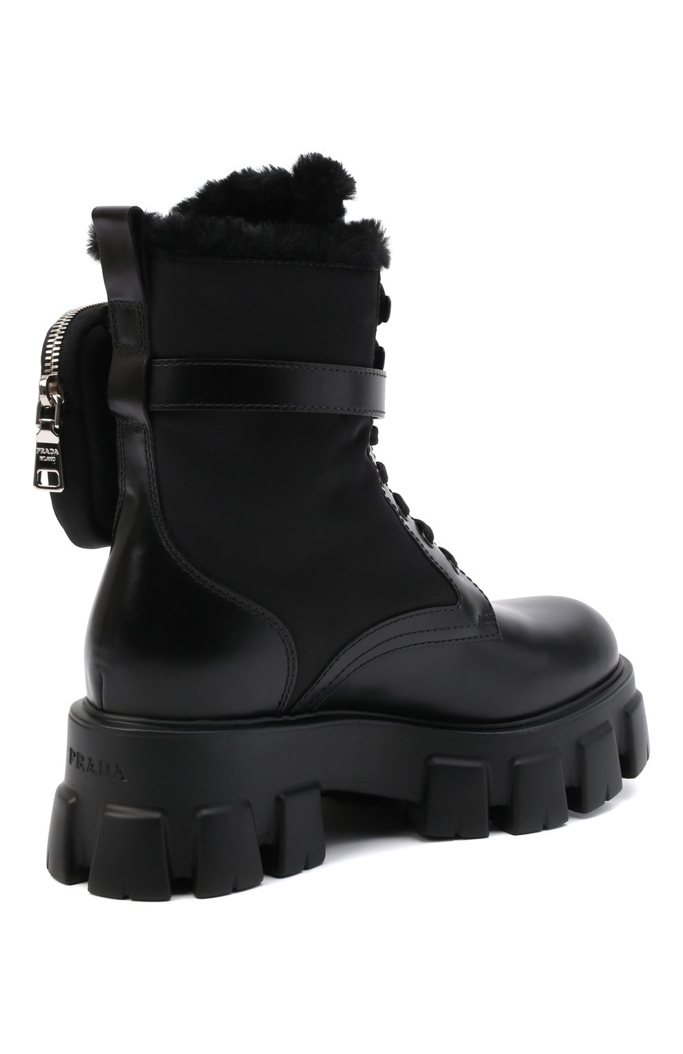 Комбинированны е ботинки monolith PRADA, арт. 1T255M-3LEK-F0002-ZB55, фото 3
