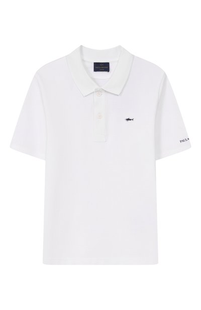 Хлопковое поло PAUL & SHARK JUNIOR, арт. WUM00C/LEA07/10A-16A