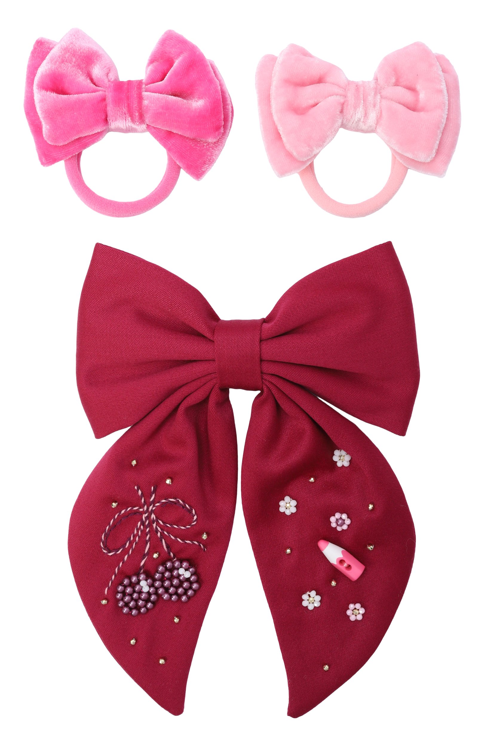 Комплект из трех бантов school PINK.OLIVKA, арт. PO-70573, фото 1
