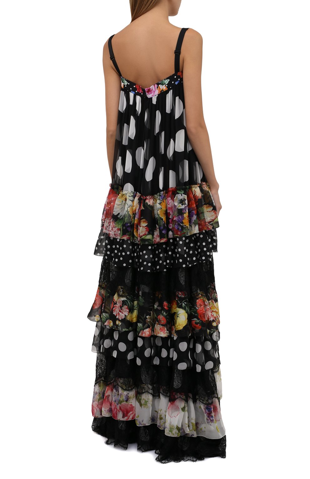 Платье из шелка и вискозы DOLCE & GABBANA, арт. F6K7WT/HS10S, фото 4