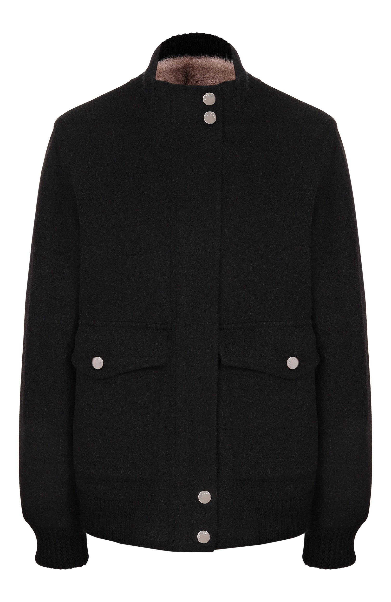 Двусторонний бомбер из кашемира и норки KITON, арт. D62588K0523L, фото 1