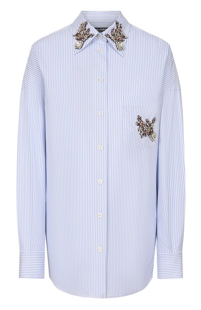 Женская хлопковая рубашка DOLCE & GABBANA, арт. F5U57Z/FR536