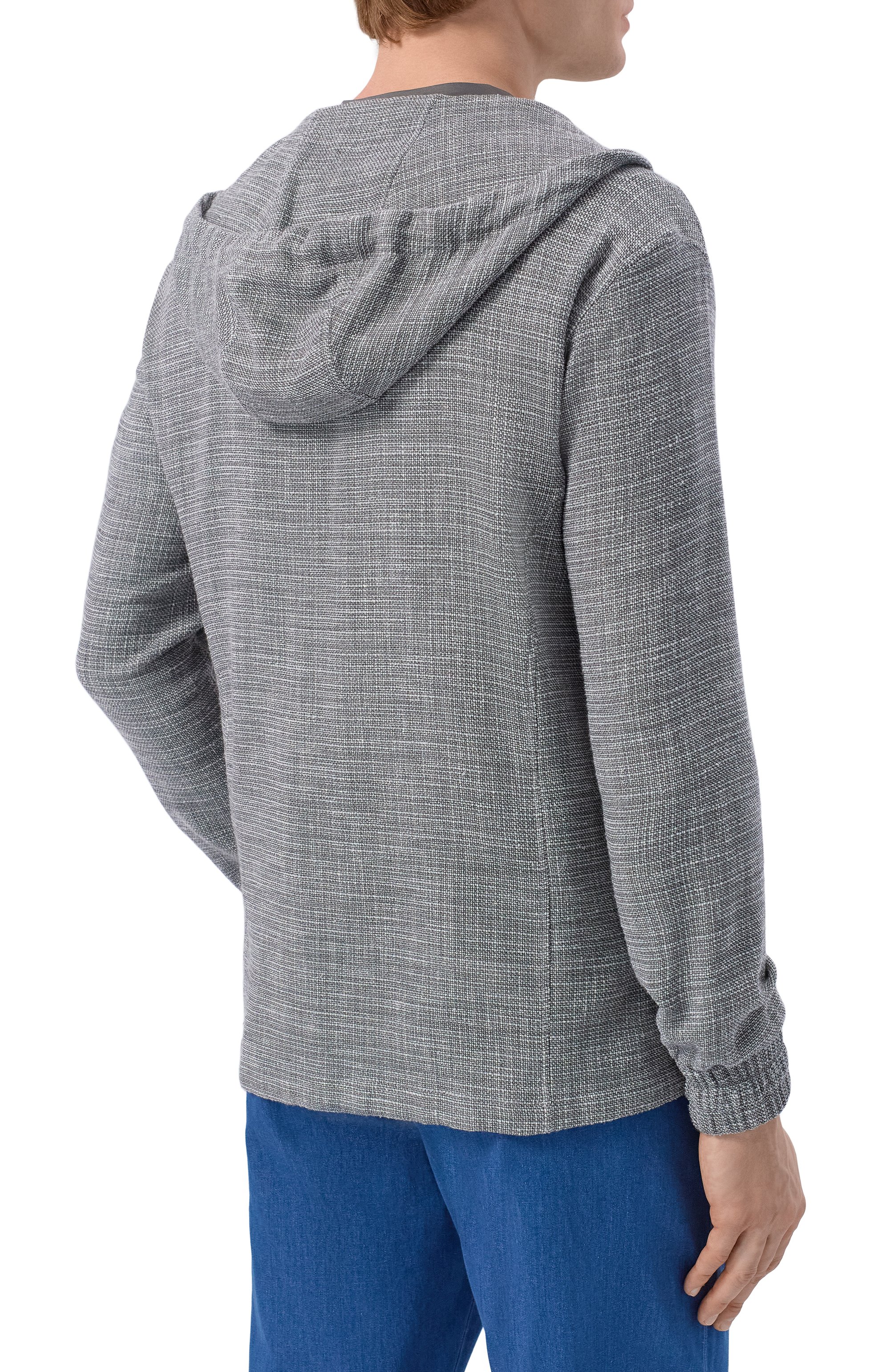 Куртка-рубашка из шерсти и шелка KITON, арт. UMC010K0617E05, фото 4