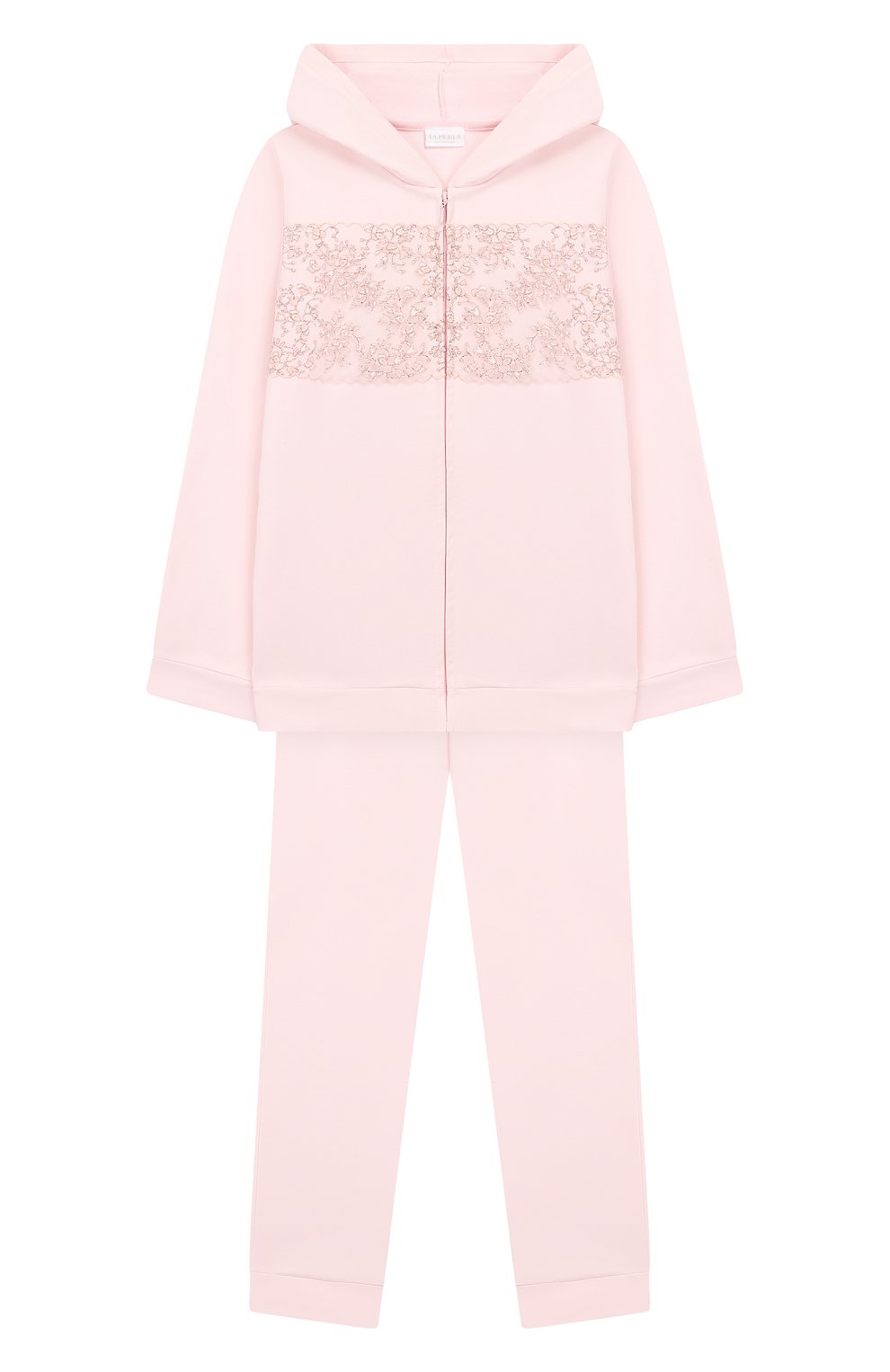 Комплект из хлопкового кардигана и брюк LA PERLA, арт. 51021/8A-14A, фото 1