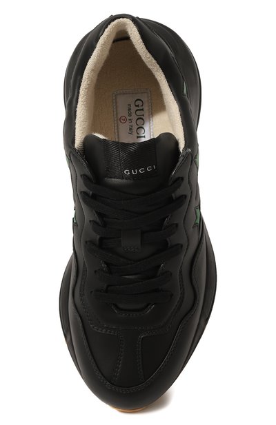 Кроссовки rhyton GUCCI черного цвета по цене 108000 руб., арт. 660939 2SH10, фото 4 Кроссовки rhyton GUCCI, арт. 660939 2SH10, фото 4