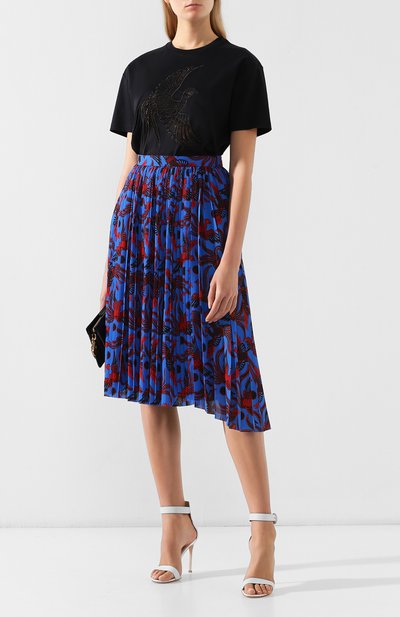Хлопковая футболка KENZO черного цвета по цене 21750 руб., арт. 2TS751988, фото 2 Хлопковая футболка KENZO, арт. 2TS751988, фото 2
