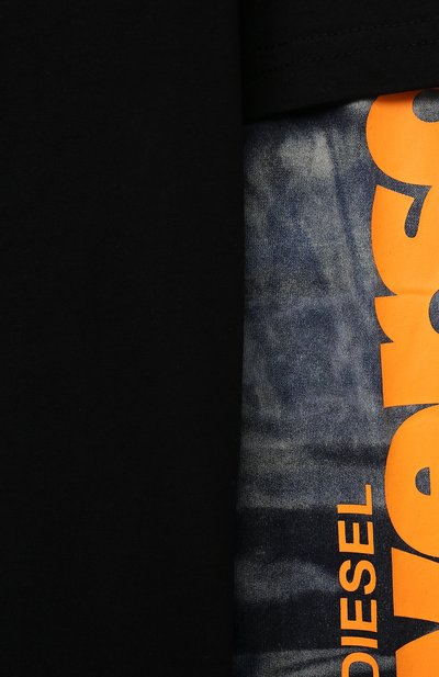 Хлопковый лонгслив DIESEL, арт. J01373/KYAUN, фото 3