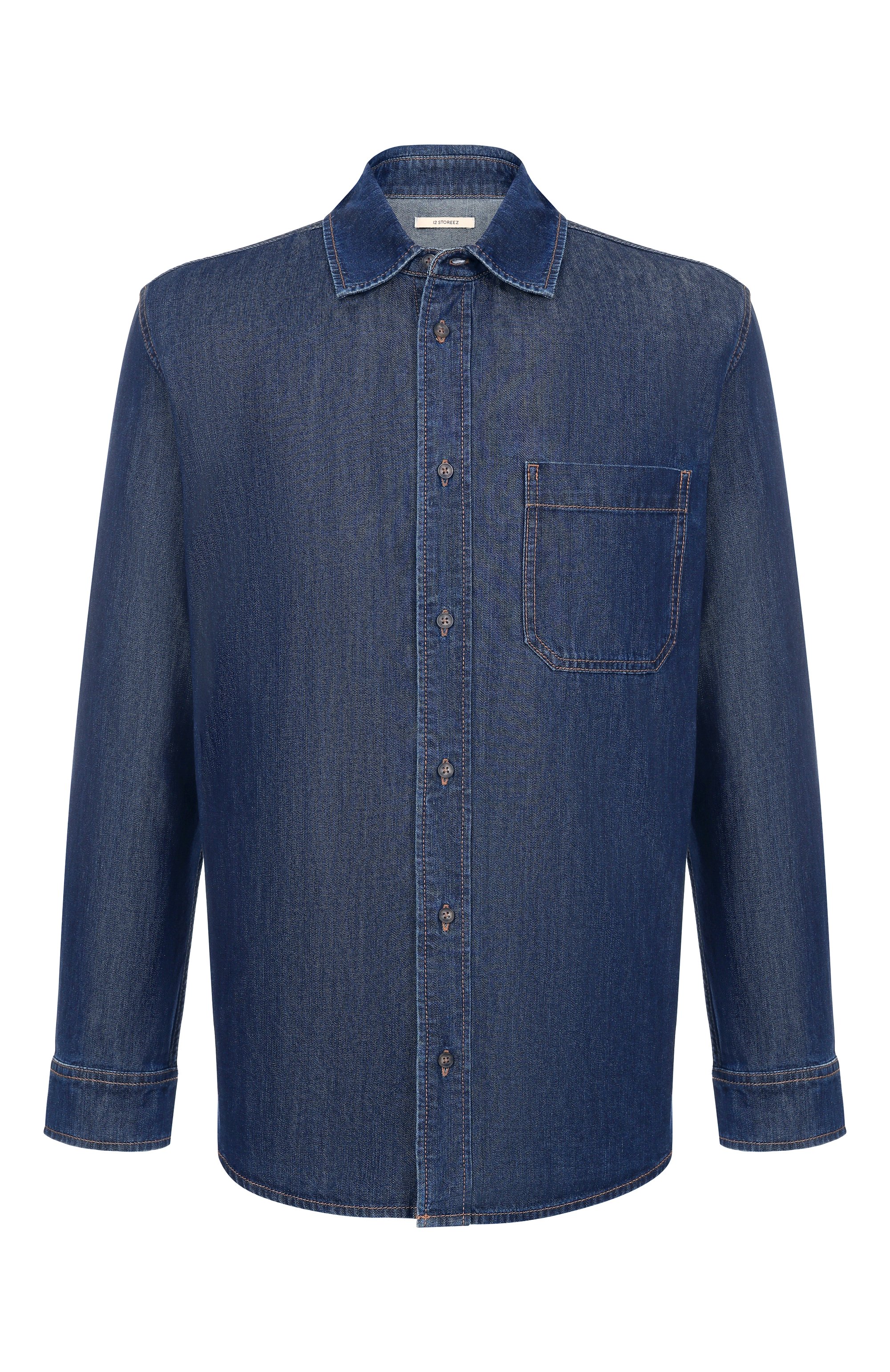 Джинсовая рубашка 12 STOREEZ, арт. 127225, фото 1