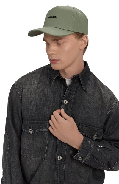 Хлопковая бейсболка DSQUARED2, арт. BCM0603/05C00001, фото 2