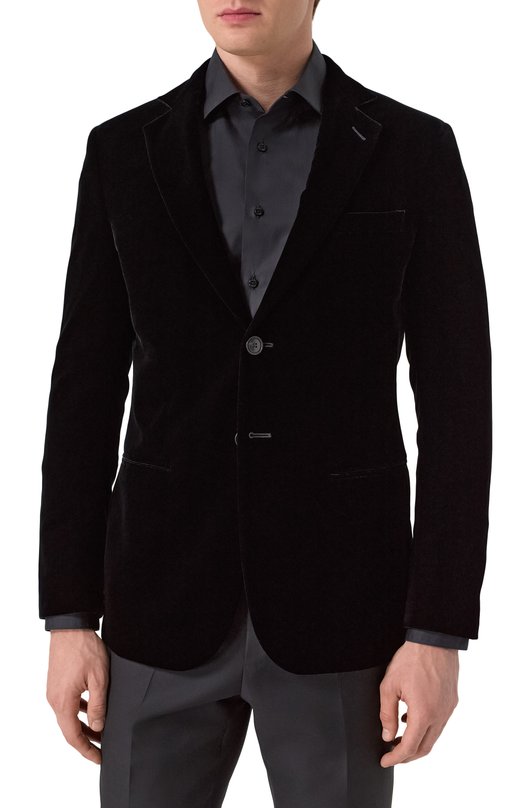 Вельветовый пиджак Giorgio Armani 9CGGG0AW/T0025 Чёрный  9CGGG0AW/T0025 Фото 5