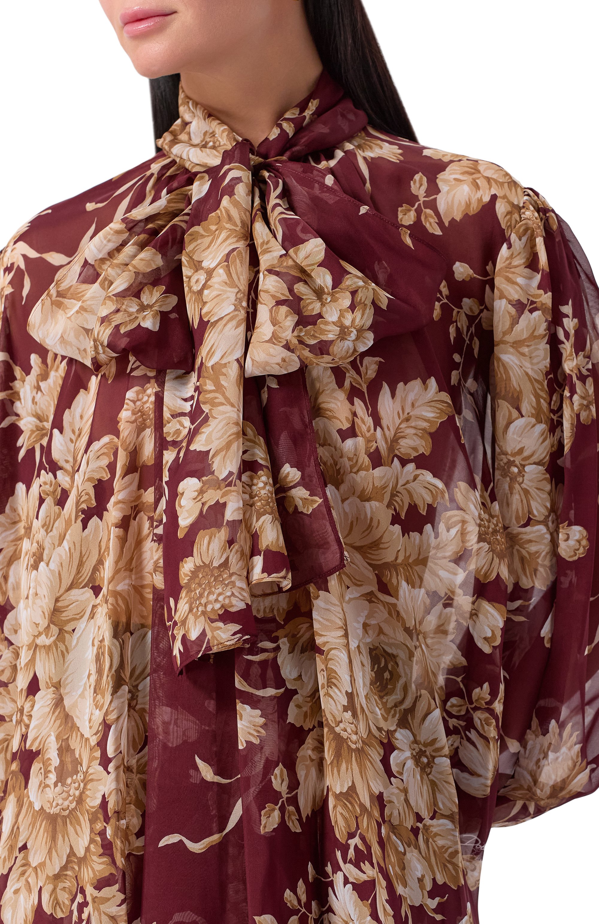 Шелковая блузка DOLCE & GABBANA, арт. F5R62T/IS1Z0, фото 5