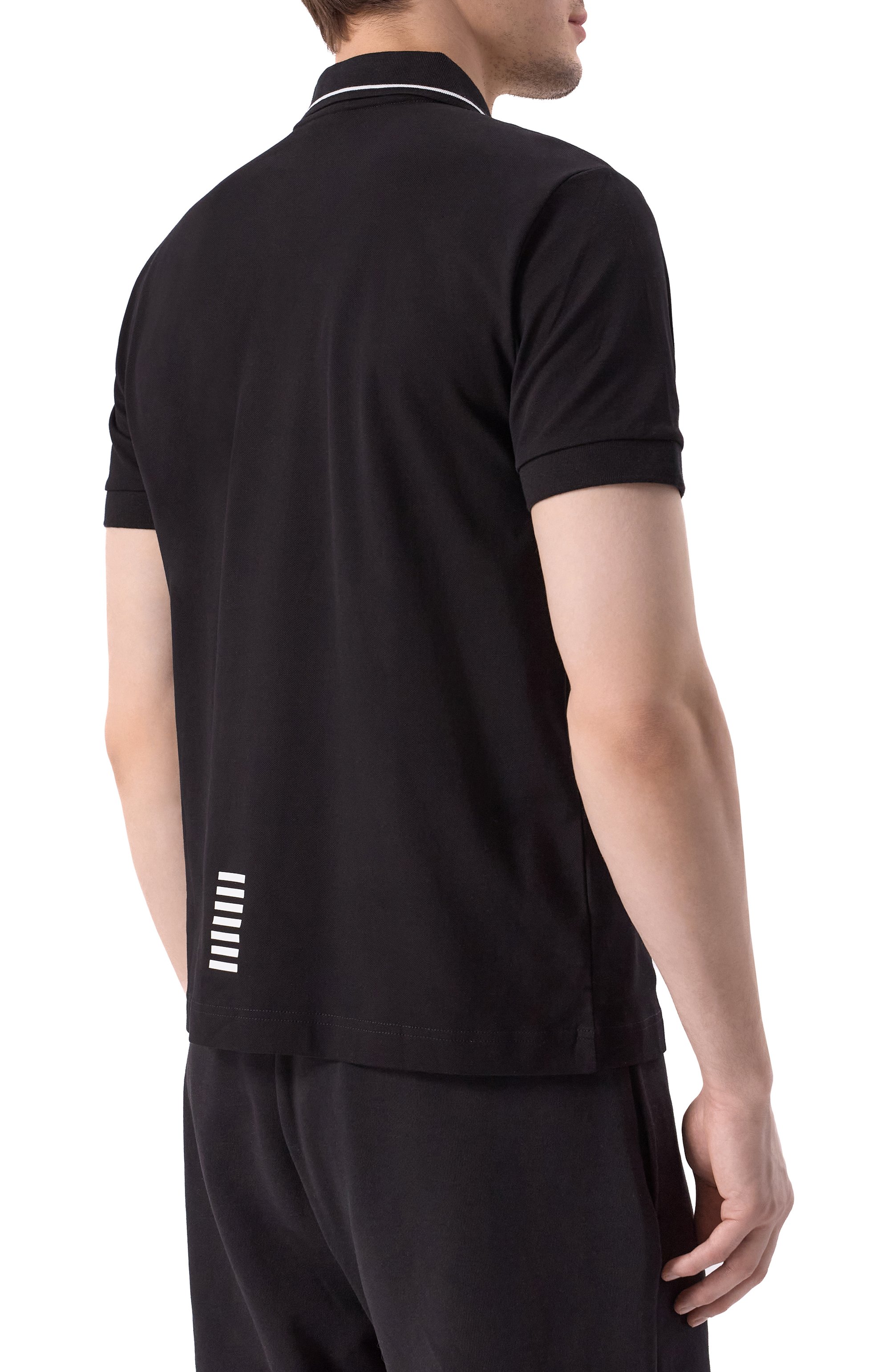 Хлопковое поло EA7, арт. 8NPF16/PJVUZ, фото 4