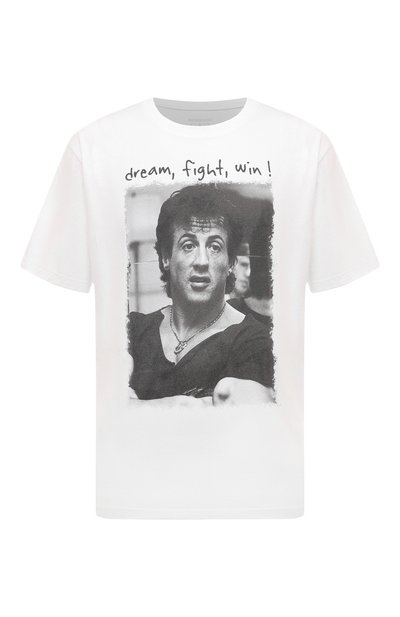 Мужская хлопковая футболка BISIBIGLIO, арт. STALL0NE FIGHT WIN