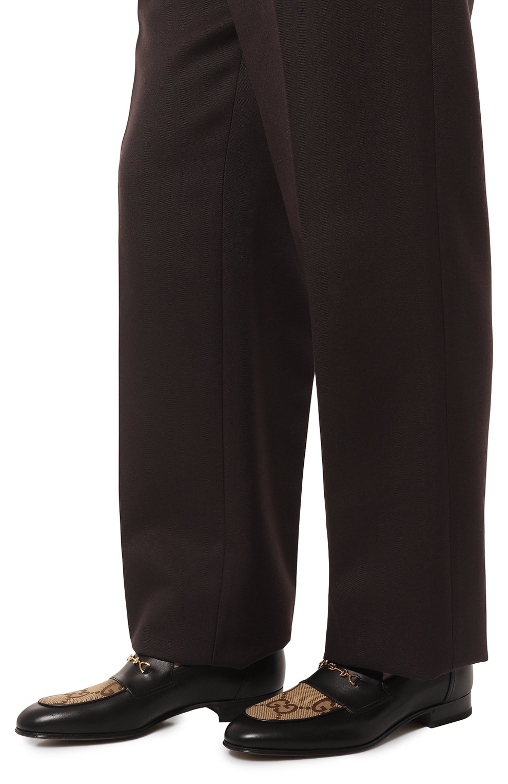 Кожаные лоферы GUCCI, арт. 677049 1W6F0, фото 3