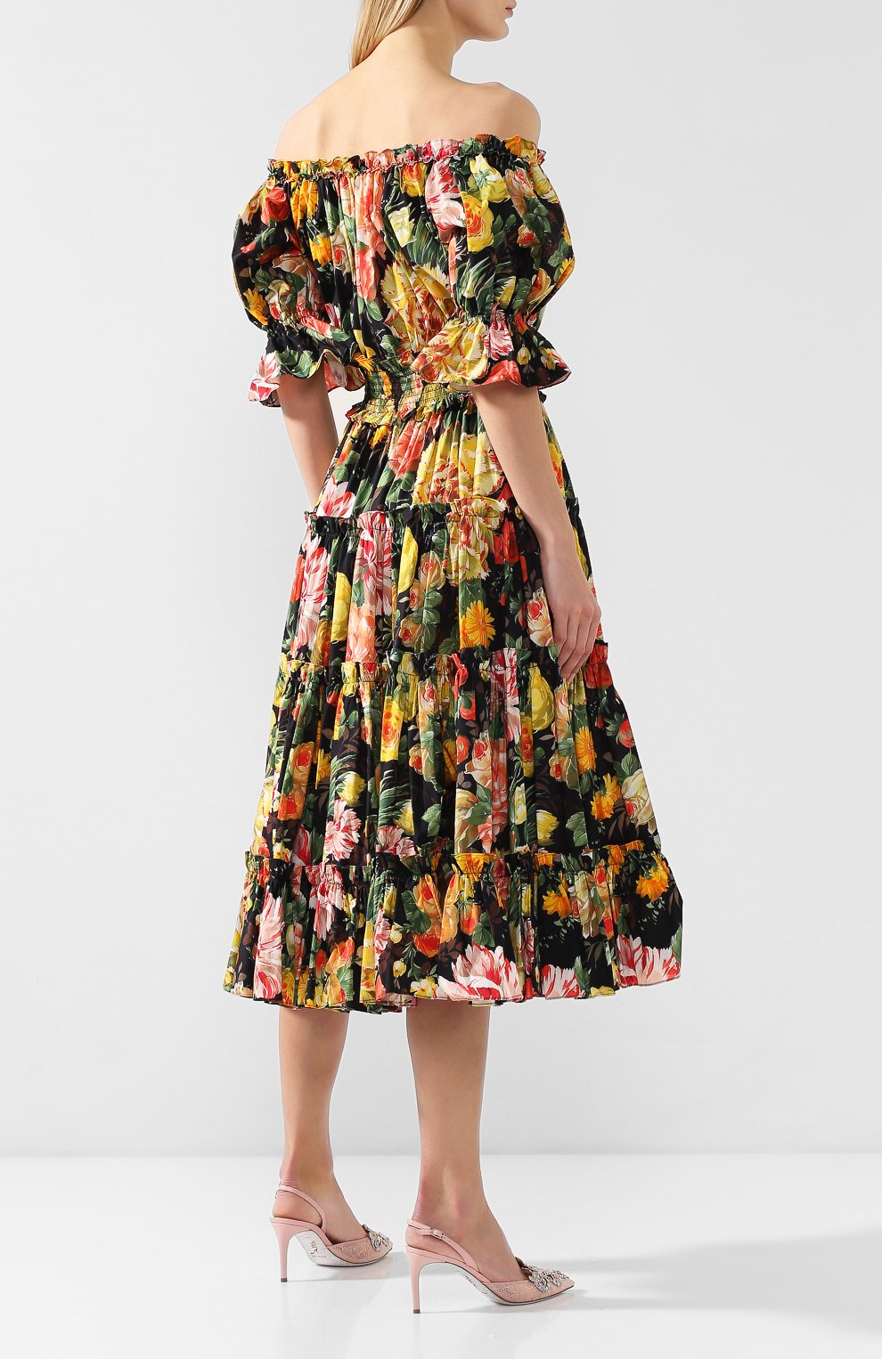 Хлопковое платье DOLCE & GABBANA, арт. F6D3TT/HS5CW, фото 4
