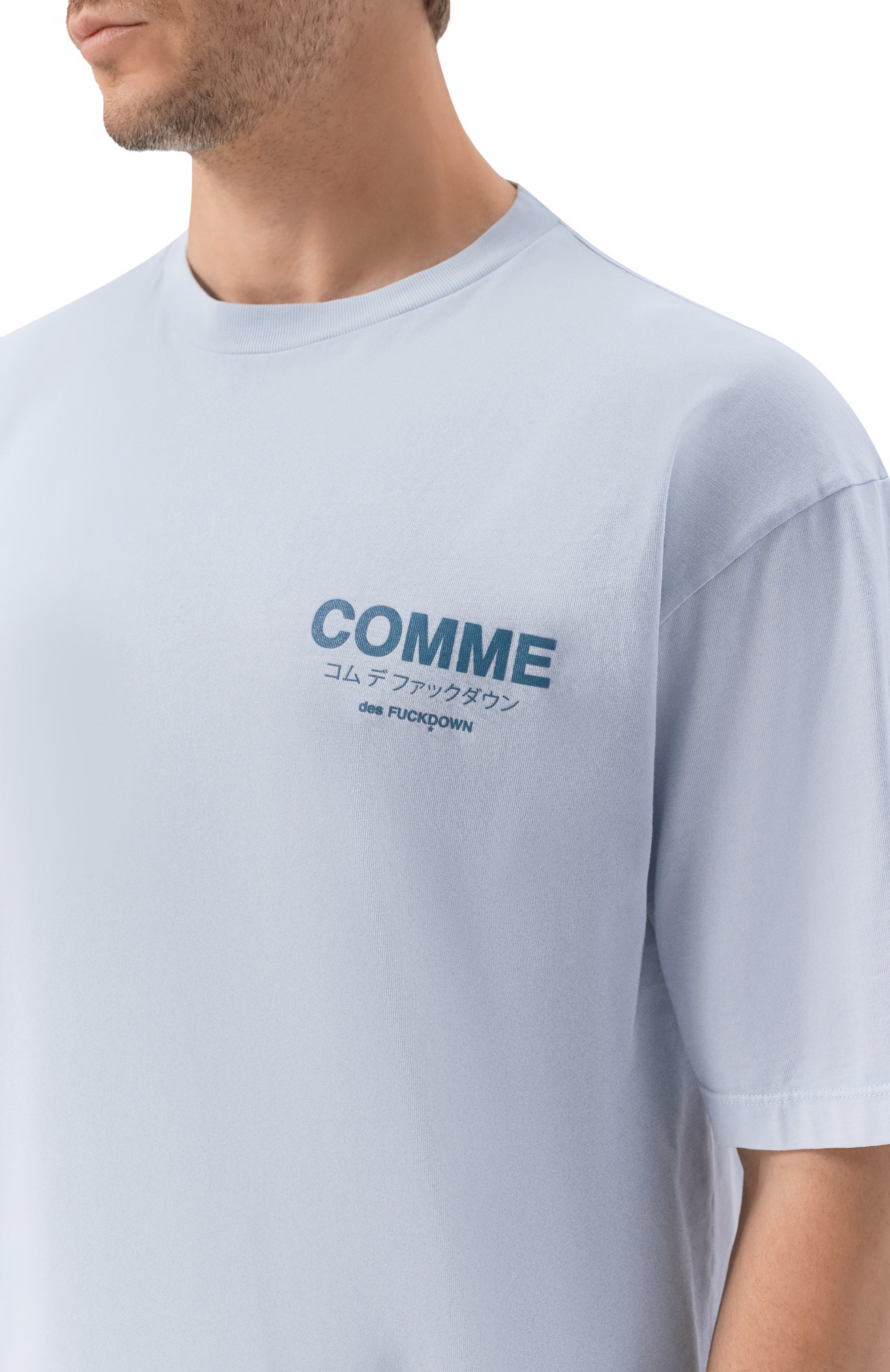 Хлопковая футболка COMME DES FUCKDOWN, арт. CFABM01921, фото 5