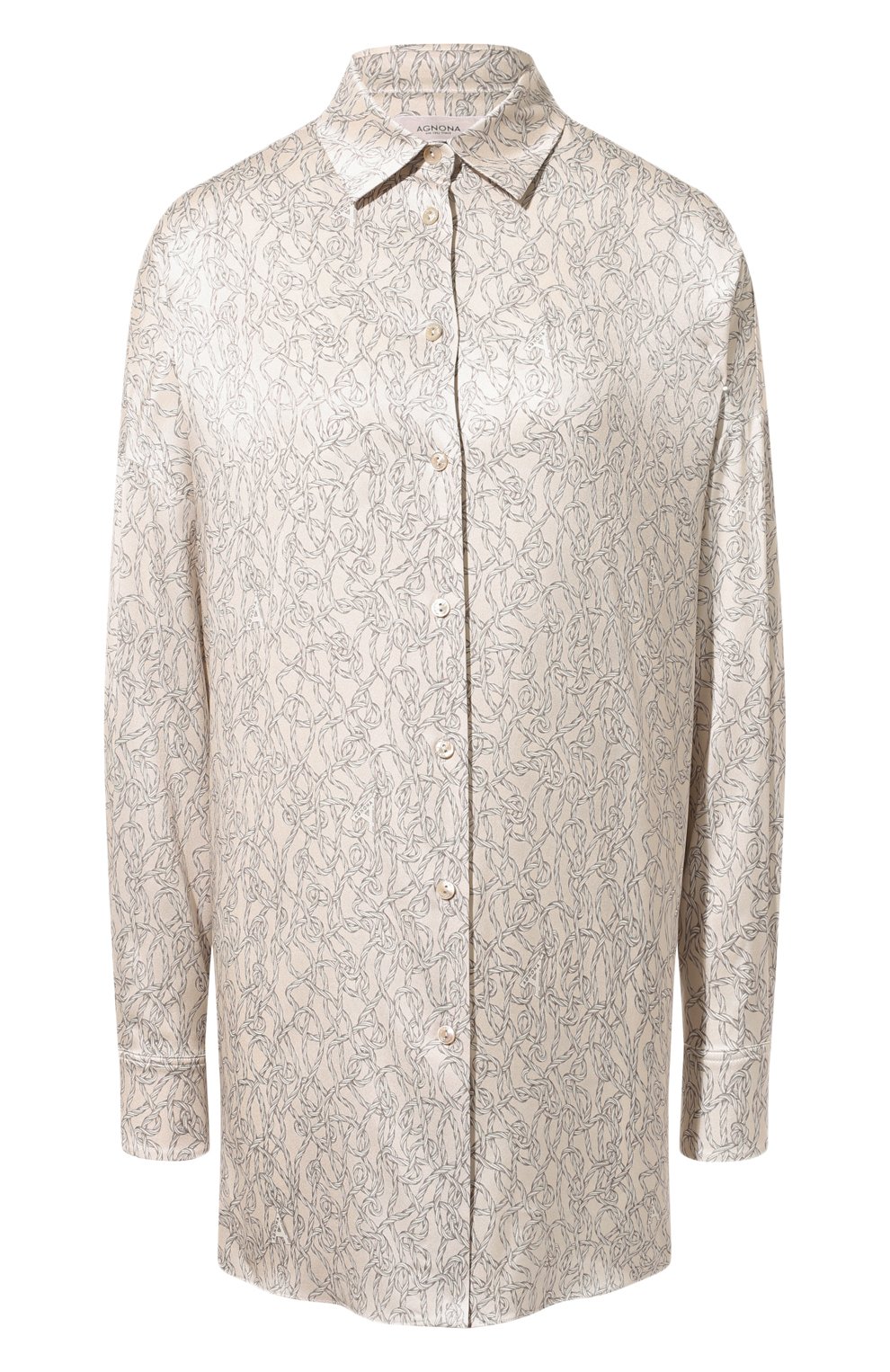 Шелковая рубашка AGNONA, арт. TD0605E/SS001E, фото 1