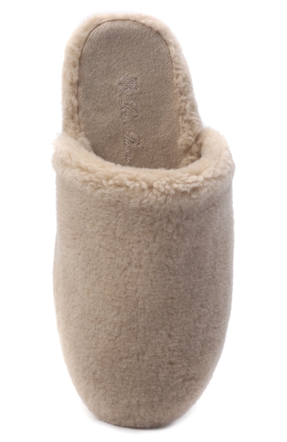 Текстильные домашние туфли LORO PIANA кремового цвета по цене 92400 руб., арт. FAL9652, фото 6 Текстильные домашние туфли LORO PIANA, арт. FAL9652, фото 6