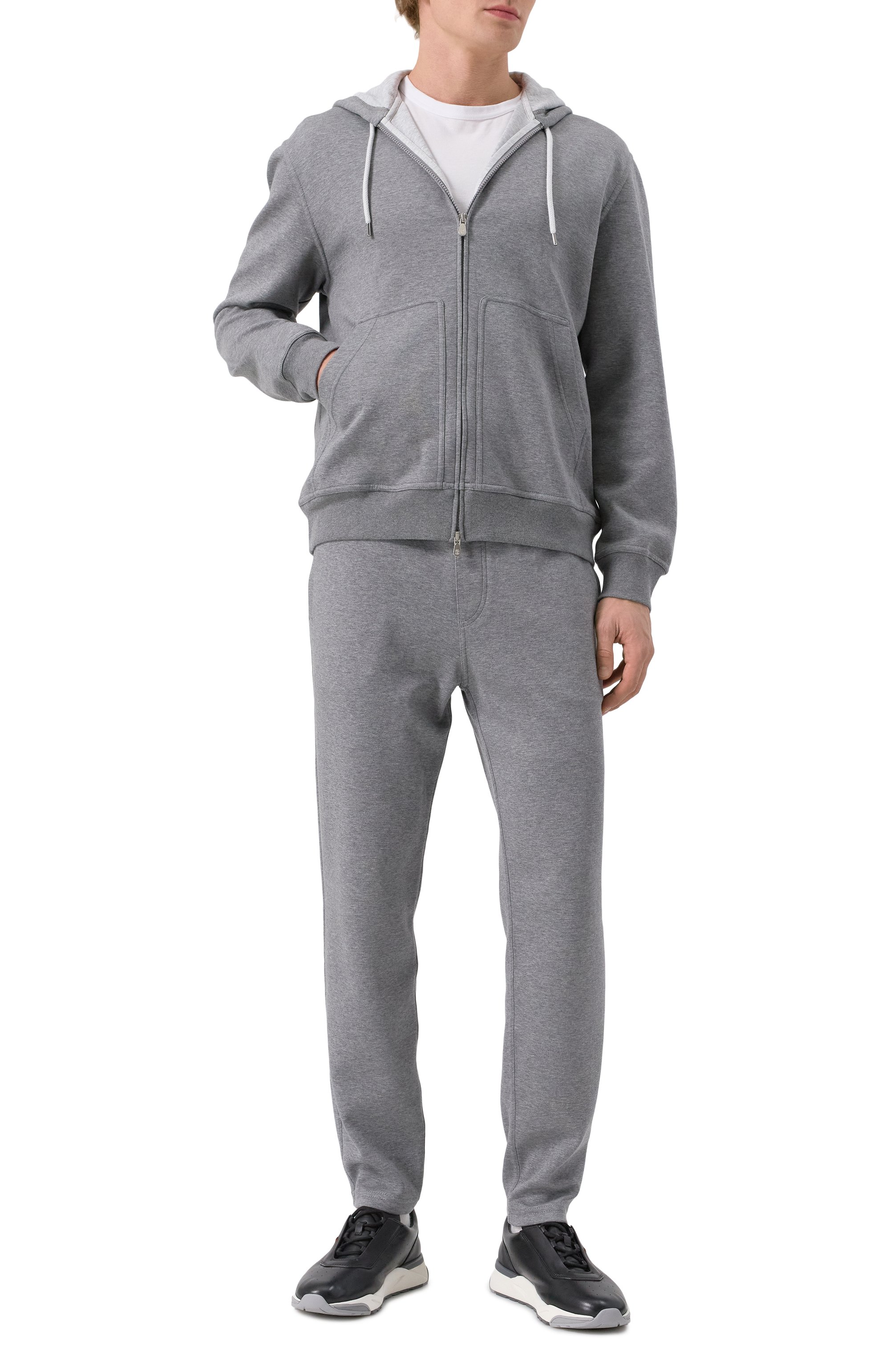 Кожаные кроссовки innova SANTONI, арт. MBIG22027BGRTESM, фото 2