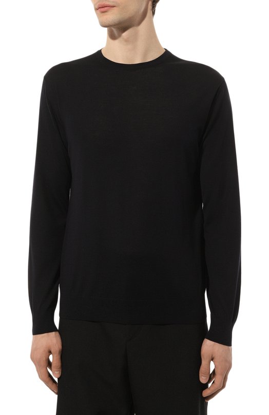 Шерстяной джемпер Prada UMM984-C5W-F0SVF Синий  UMM984-C5W-F0SVF Фото 3