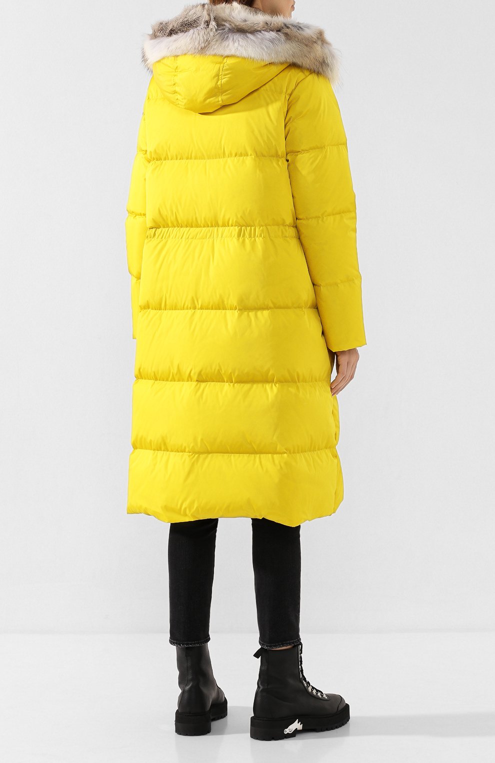 Пуховик с меховой отделкой капюшона LEMPELIUS, арт. 3000/242RC, фото 4