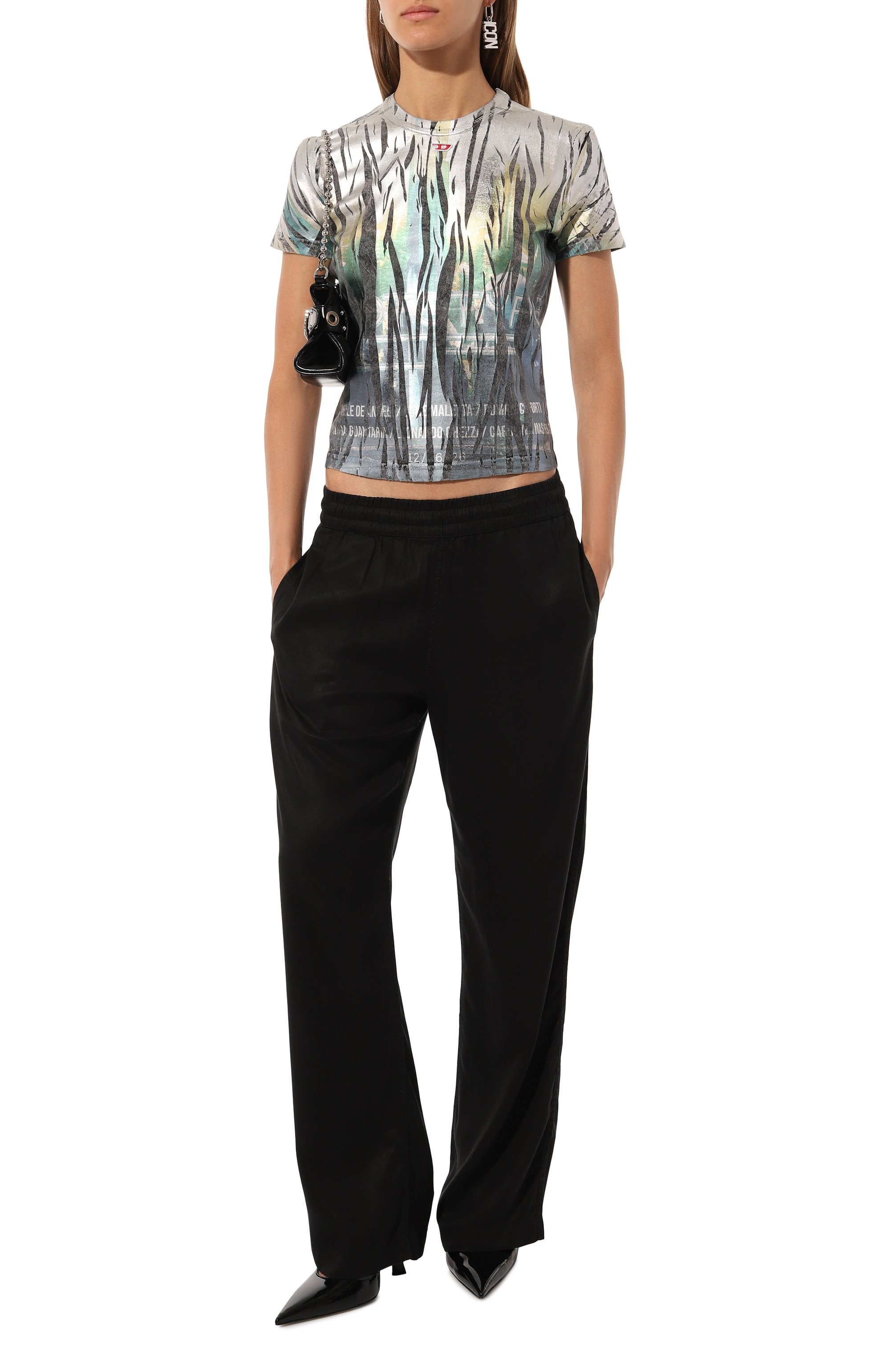 Брюки из лиоцелла DIESEL, арт. A15392/0HPAG, фото 2