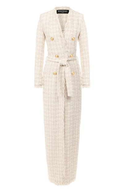 Женский буклированный кардиган BALMAIN, арт. RF17448/C109