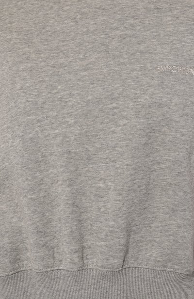 Хлопковый свитшот EMPORIO ARMANI, арт. 164765/3F265, фото 5