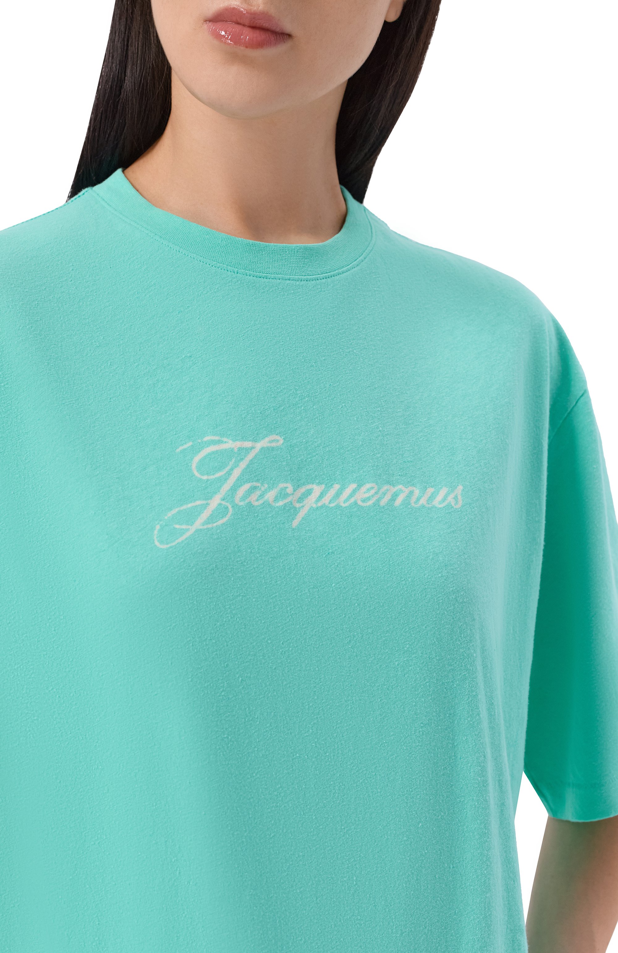 Хлопковая футболка JACQUEMUS, арт. 26ETSW00596/AJ00289, фото 5