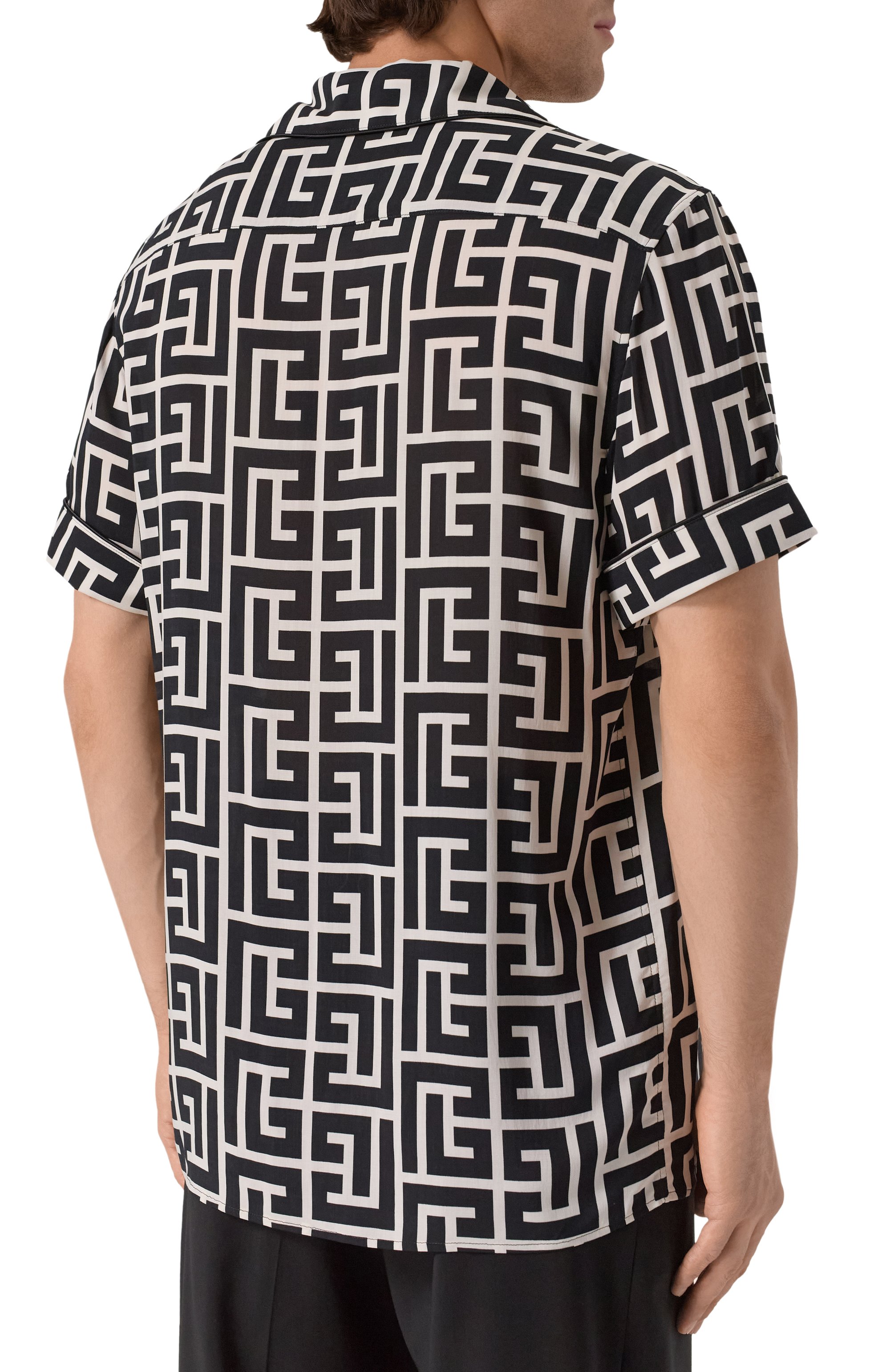 Рубашка из вискозы BALMAIN, арт. FH1HN011/VD01, фото 4