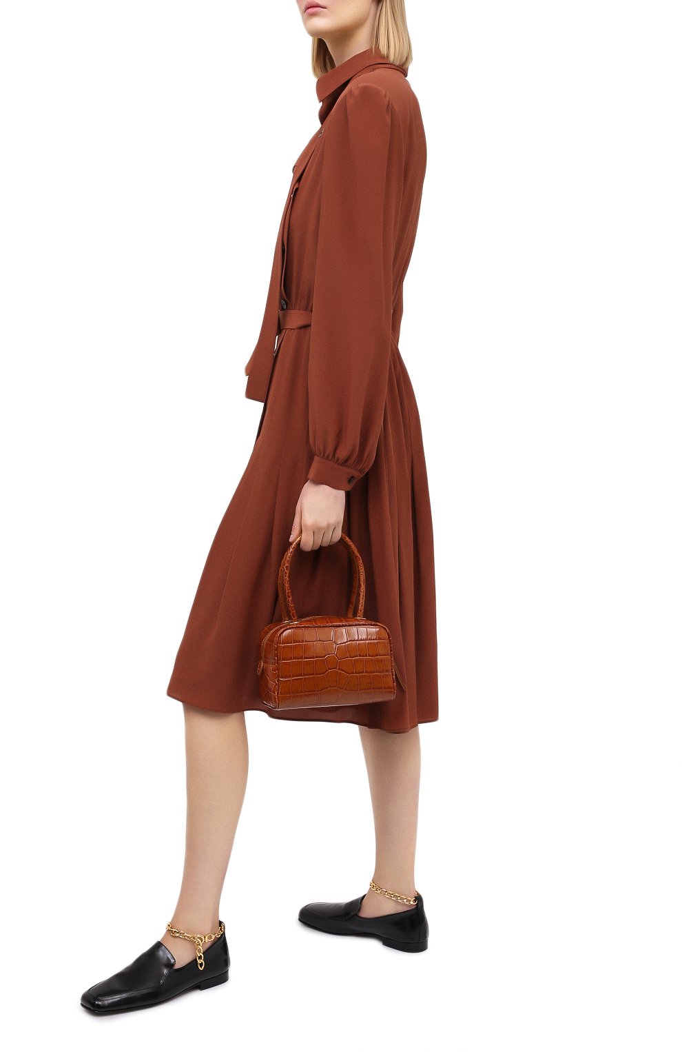 Кожаные лоферы nick BY FAR, арт. 20PFNKLBLW, фото 2