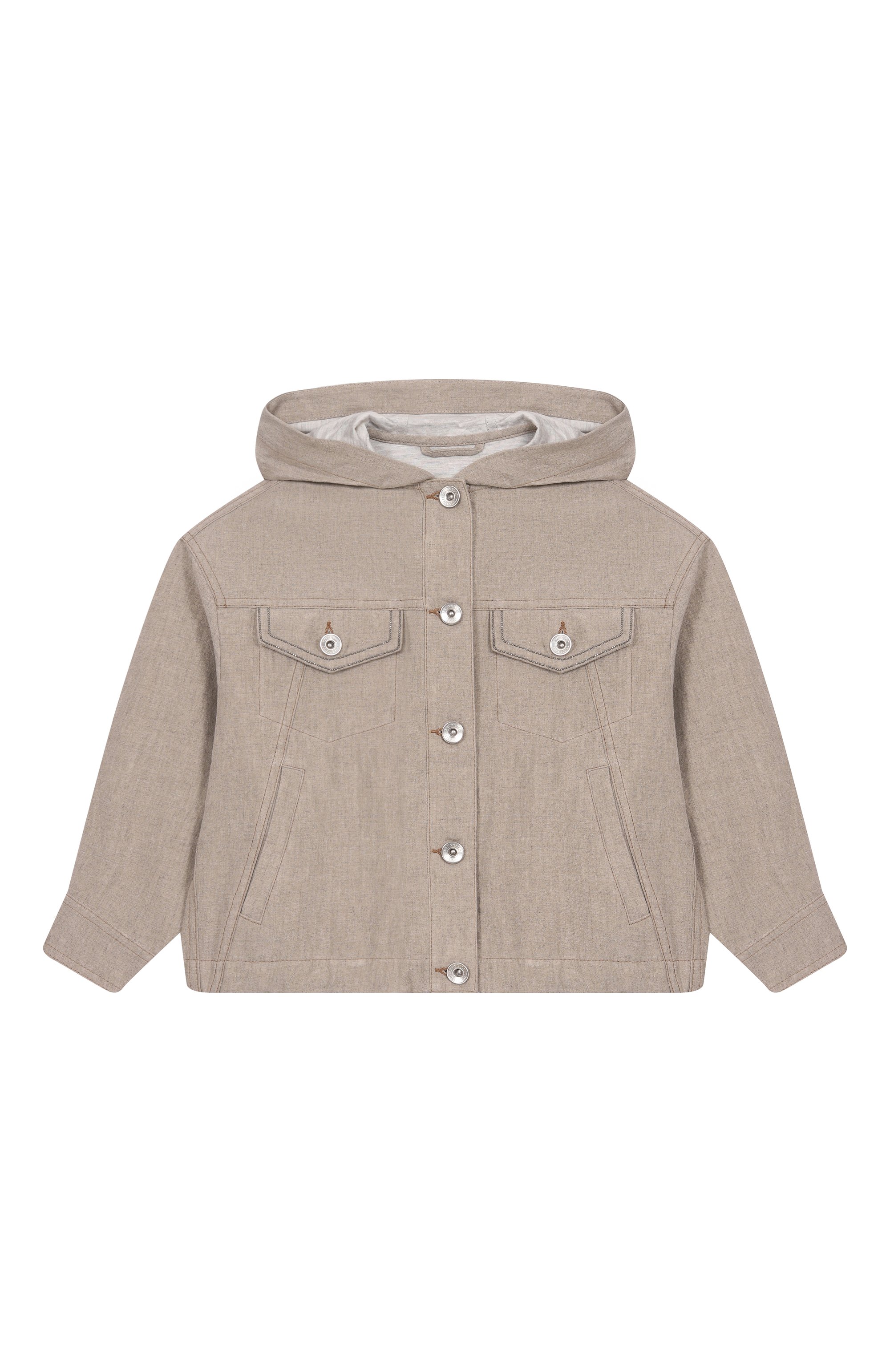 Куртка изо льна и вискозы BRUNELLO CUCINELLI, арт. BL1360459A, фото 1